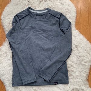 Patagonia Capilene Midweight Crew Long Sleeves Baselayer Top kids medium 10